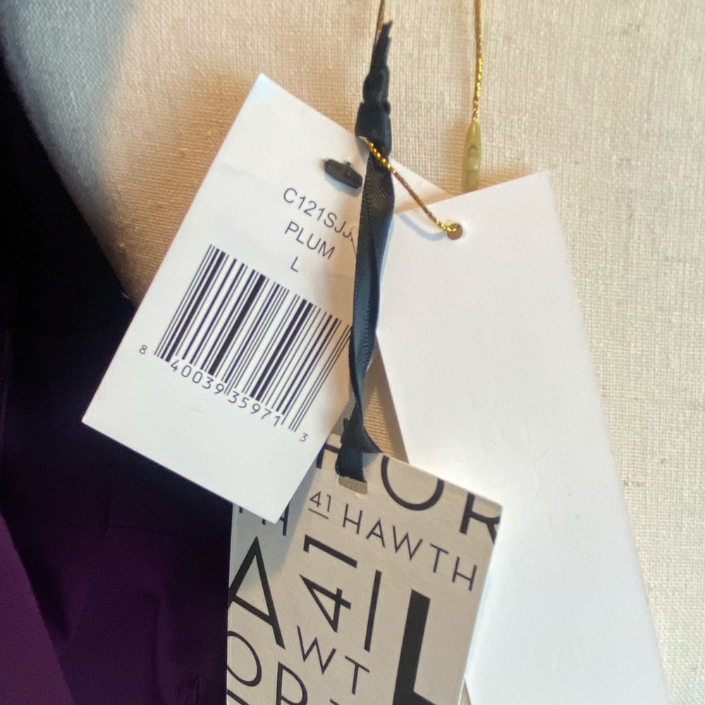 NWT Women’s CAPSULE 121 THE HAILEY BLAZER Plum Size Large - Picture 8 of 8